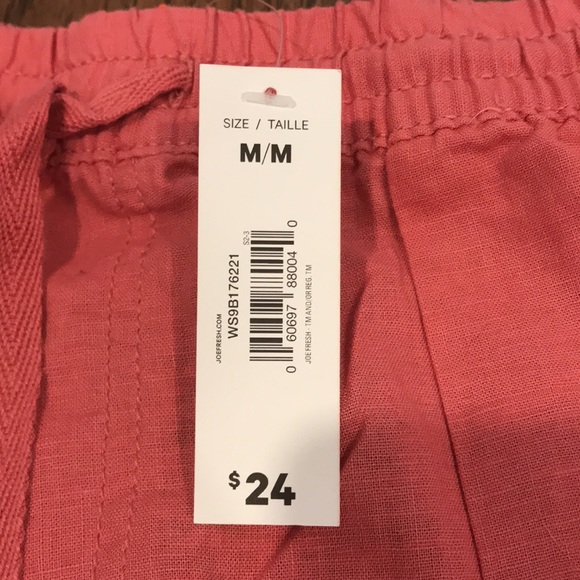 3 for $35! Dusty pink brand new Joe Fresh tie shorts - Picture 2 of 7